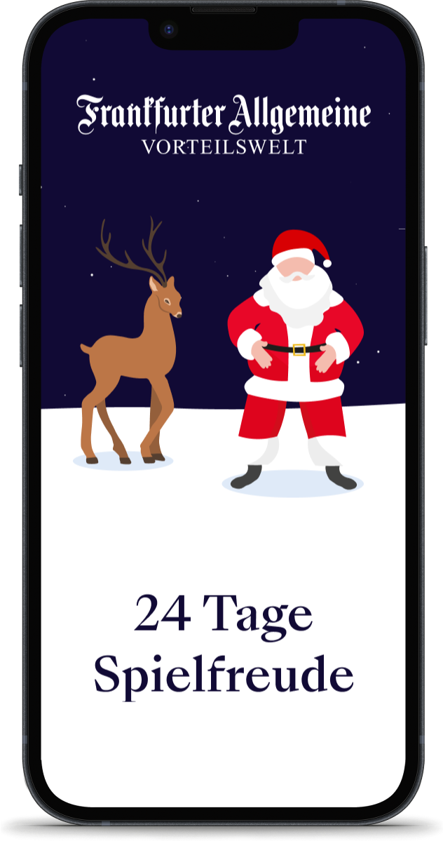 iPhone 14 mit Advent Illustrationen